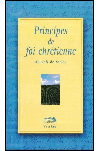 Principes de foi chrétienne