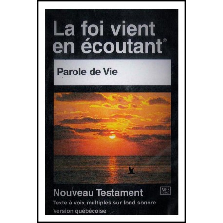 CD-Audio-MP3 -  La foi vient en écoutant