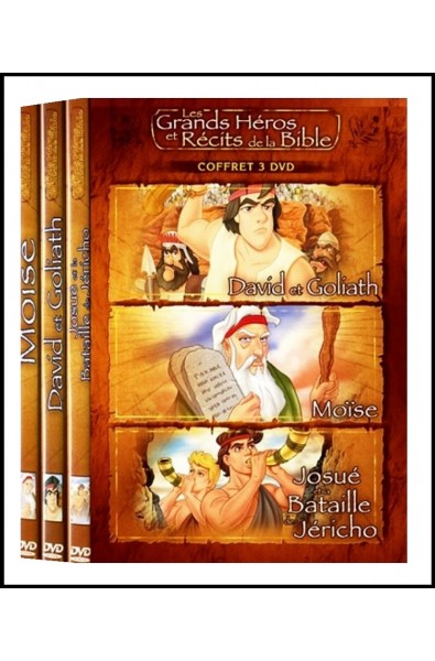 DVD - Grands Héros et Récits 3 : David &Goliath, Moïse, Josué