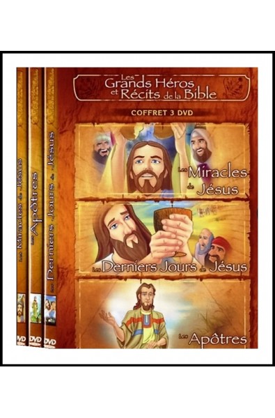 DVD - Grands Héros et Récits 4 : Apôtres, Miracles de Jésus, Derniers