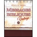 Messages bibliques vintage - Cartes de voeux détachables -