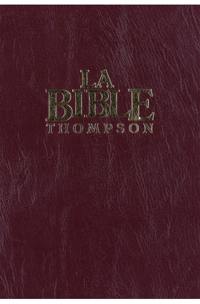 Bible Colombe Thompson cartonnée bordeaux