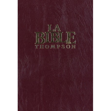 Bible Colombe Thompson cartonnée bordeaux