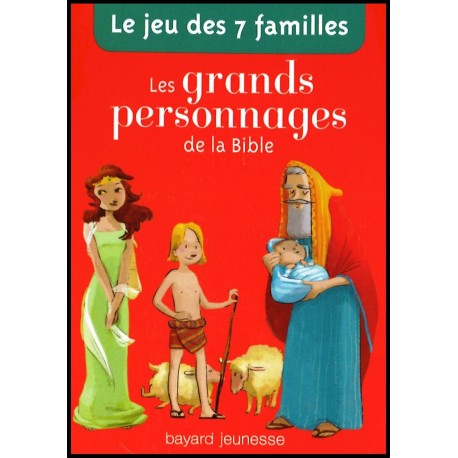 Jeu des 7 familles - Grands personnages de la Bible, Les