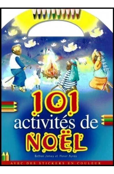 101 activités de Noël, avec autocollants